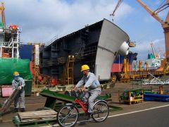 Biker / Shipyard, S.Korea